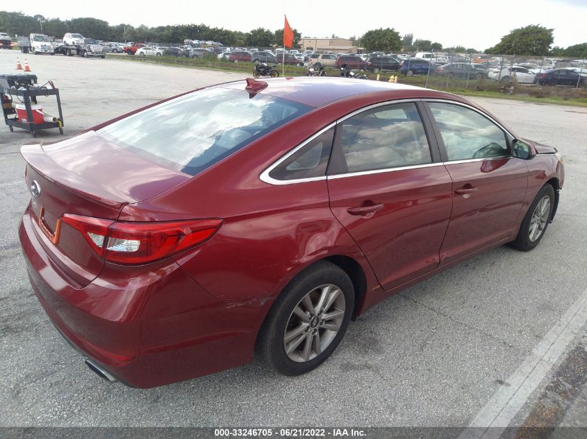 2016 Hyundai Sonata Se VIN: 5NPE24AF2GH261329 Lot: 33246705