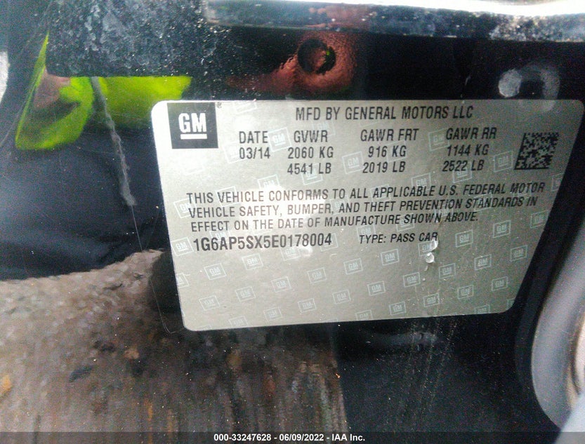 1G6AP5SX5E0178004