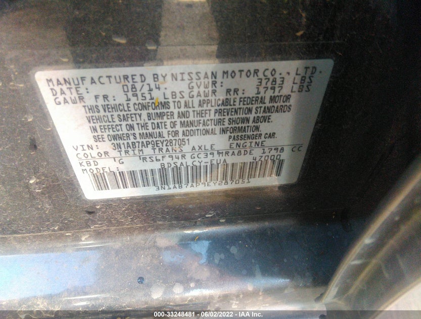 3N1AB7AP9EY287051