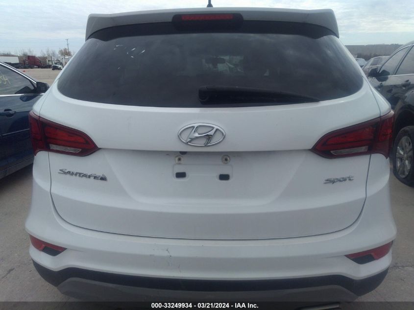 5NMZT3LBXJH095617 2018 Hyundai Santa Fe Sport 2.4L