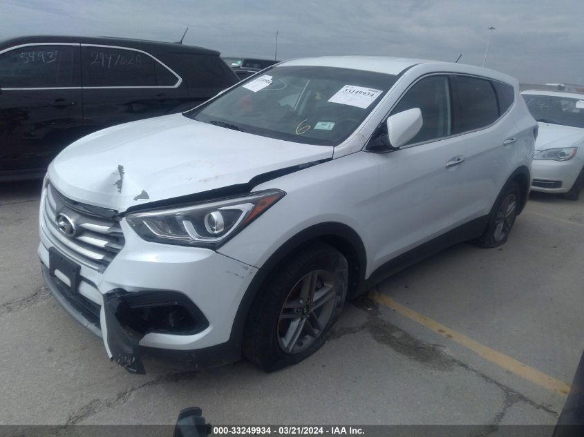 5NMZT3LBXJH095617 2018 Hyundai Santa Fe Sport 2.4L