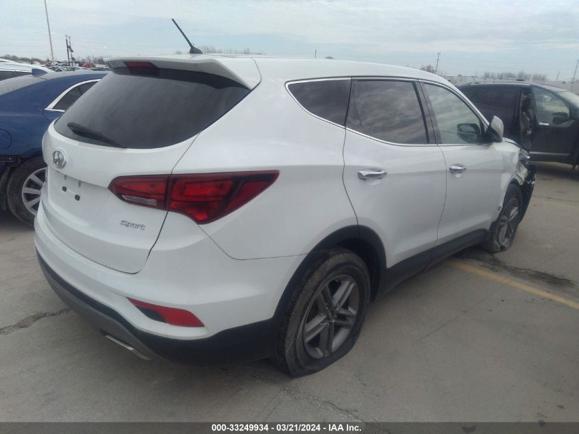 5NMZT3LBXJH095617 2018 Hyundai Santa Fe Sport 2.4L