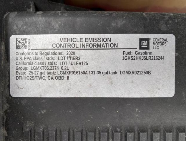 1GKS2HKJ5LR216244