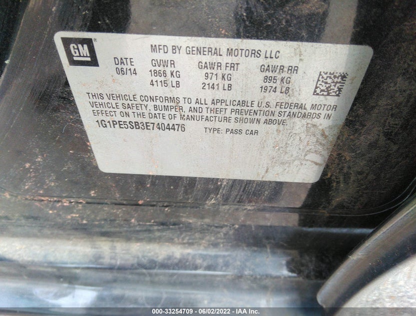 1G1PE5SB3E7404476