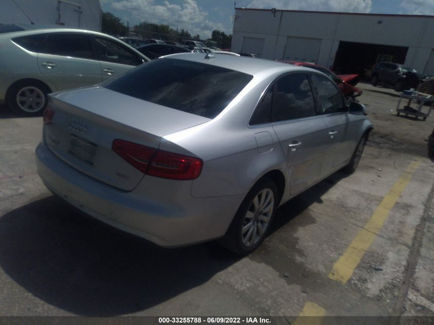 2013 Audi A4 2.0T Premium VIN: WAUAFAFL7DN032380 Lot: 33255788