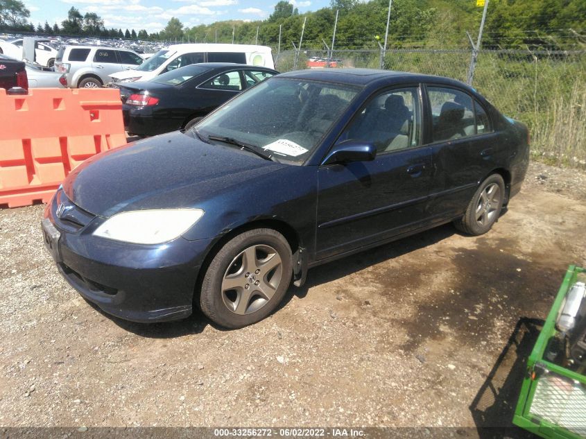 2004 Honda Civic Ex VIN: 2HGES26704H643385 Lot: 33256272