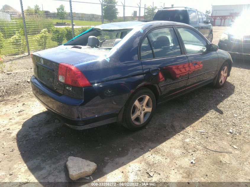 2004 Honda Civic Ex VIN: 2HGES26704H643385 Lot: 33256272