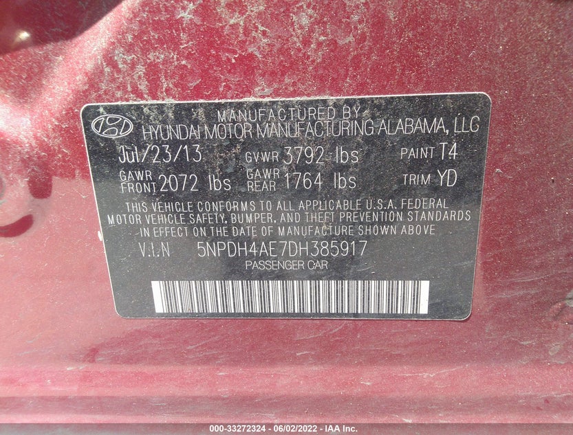 5NPDH4AE7DH385917