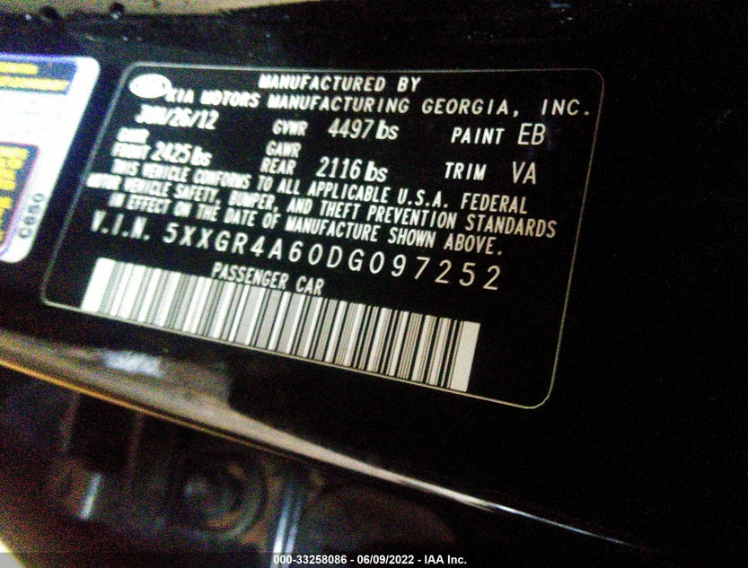 5XXGR4A60DG097252