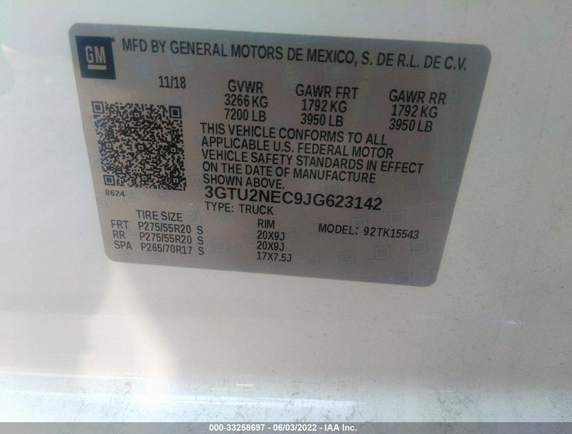 3GTU2NEC9JG623142