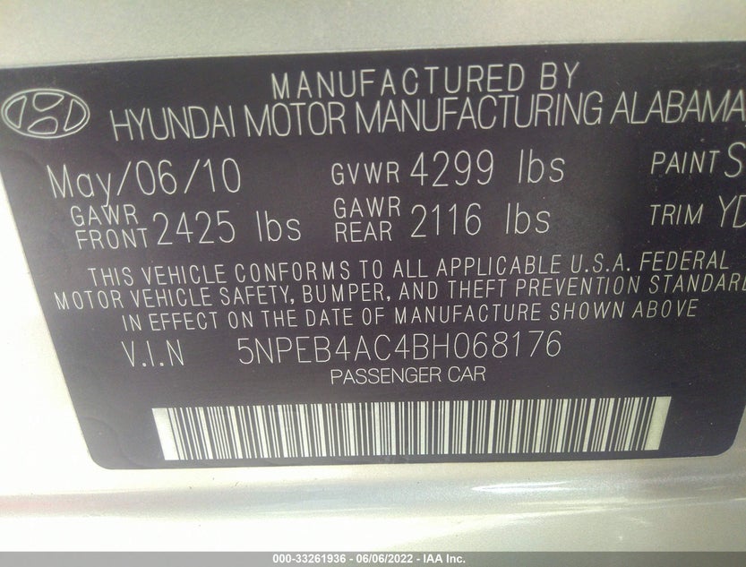 5NPEB4AC4BH068176