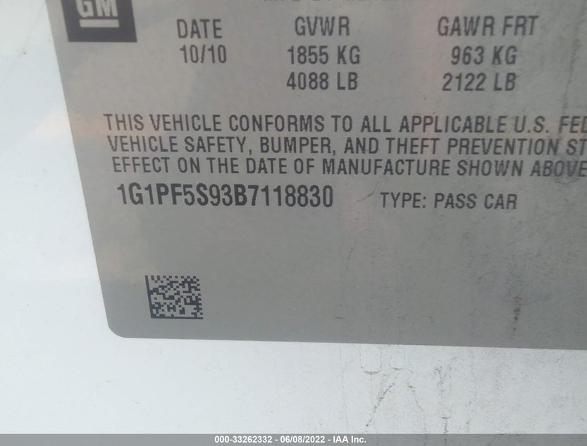 1G1PF5S93B7118830