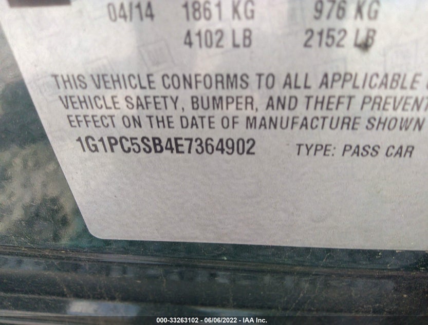 1G1PC5SB4E7364902