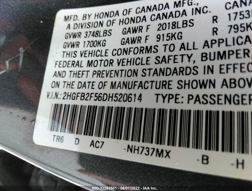 2HGFB2F56DH520614