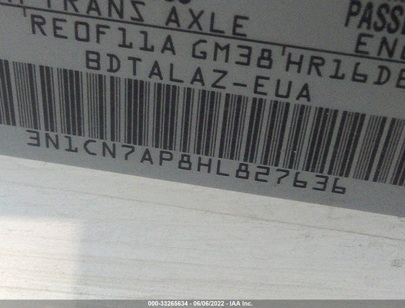 3N1CN7AP8HL827636