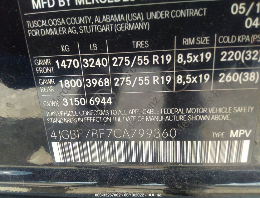 4JGBF7BE7CA799360