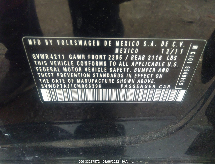 3VWDP7AJ1CM086396