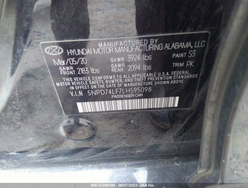 5NPD74LF7LH595098