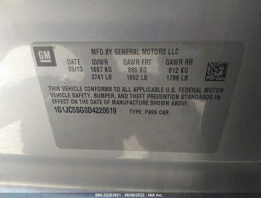 1G1JC5SG0D4220619