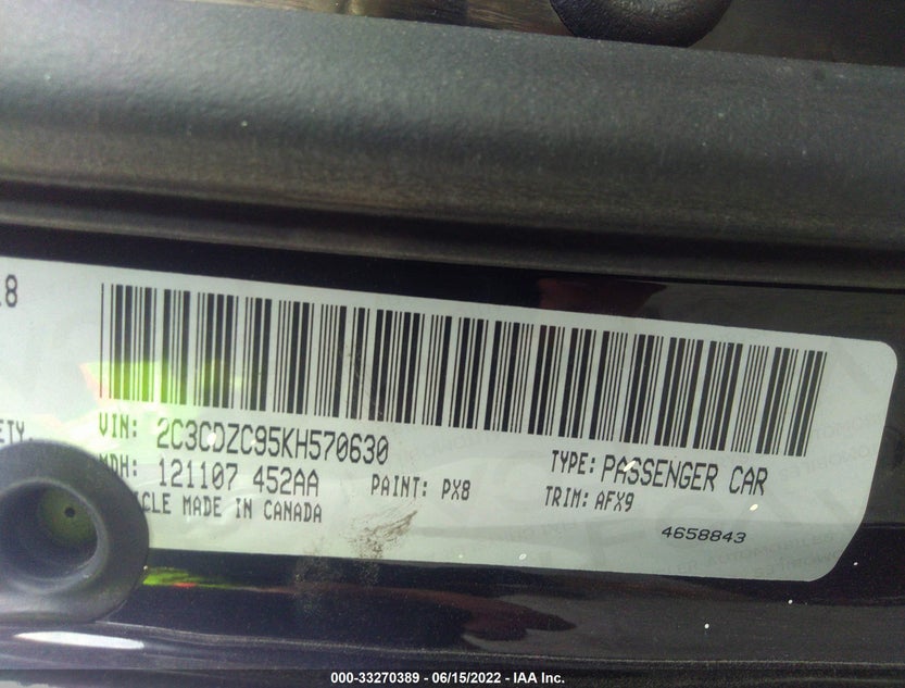2C3CDZC95KH570630