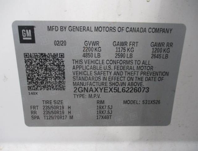 2GNAXYEX5L6226073