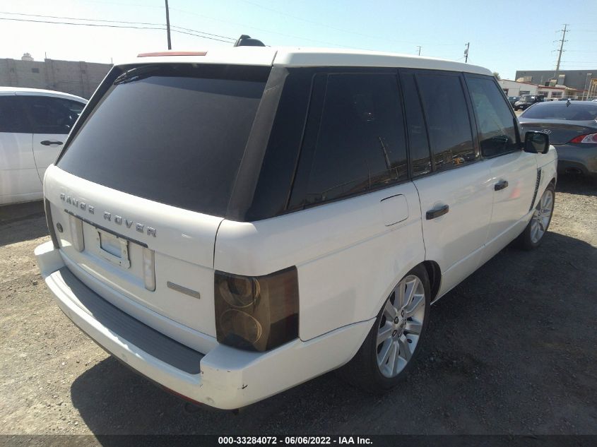 2008 Land Rover Range Rover Supercharged VIN: SALMF13438A269497 Lot: 33284072