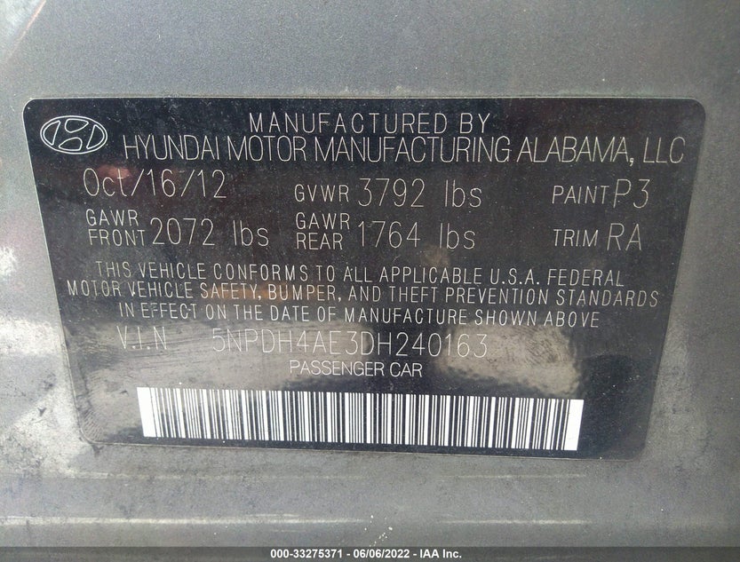 5NPDH4AE3DH240163