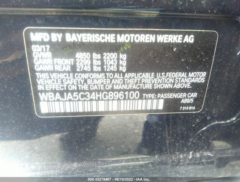 WBAJA5C34HG896100