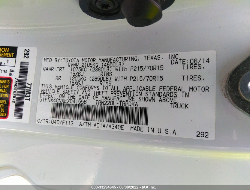 5TFNX4CNXEX041556