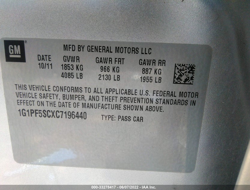 1G1PF5SCXC7196440