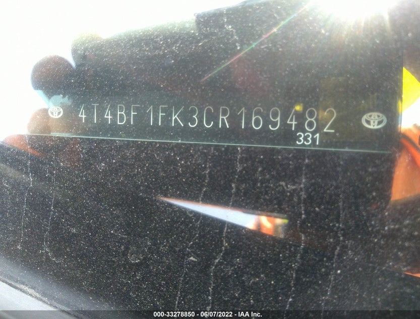 4T4BF1FK3CR169482