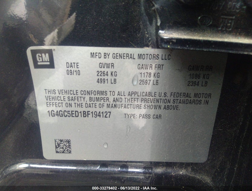 1G4GC5ED1BF194127
