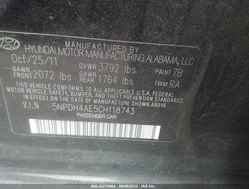 5NPDH4AE5CH118743