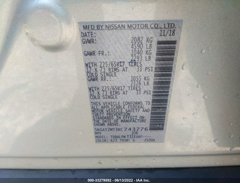 5N1AT2MT3KC743776