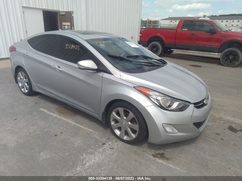 2013 Hyundai Elantra Limited VIN: 5NPDH4AE0DH330371 Lot: 33284135