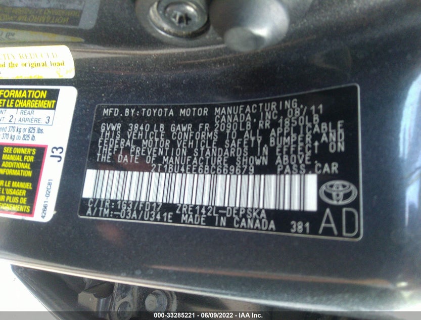 2T1BU4EE6BC669679