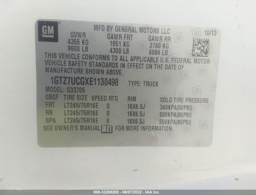 1GTZ7UCGXE1130498