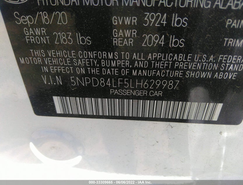 5NPD84LF5LH629987