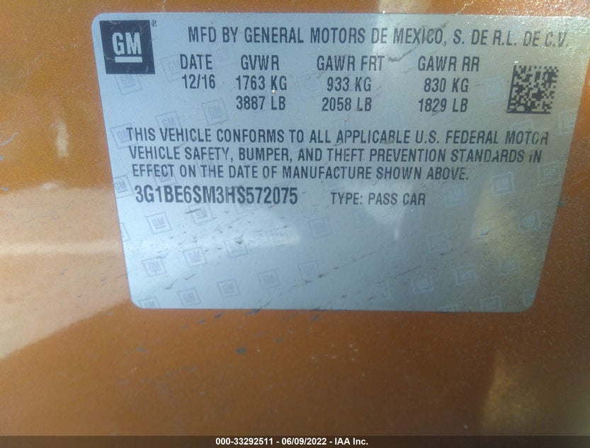 3G1BE6SM3HS572075