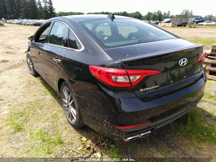 2015 Hyundai Sonata Sport 2.0T VIN: 5NPE34AB3FH040606 Lot: 33310146