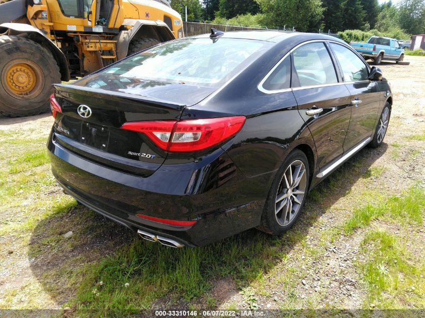 2015 Hyundai Sonata Sport 2.0T VIN: 5NPE34AB3FH040606 Lot: 33310146