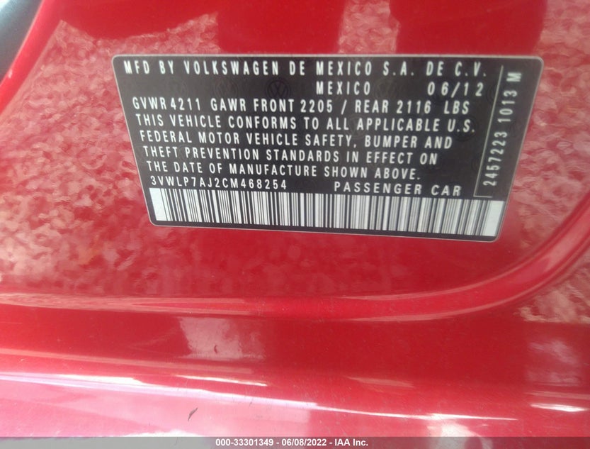 3VWLP7AJ2CM468254