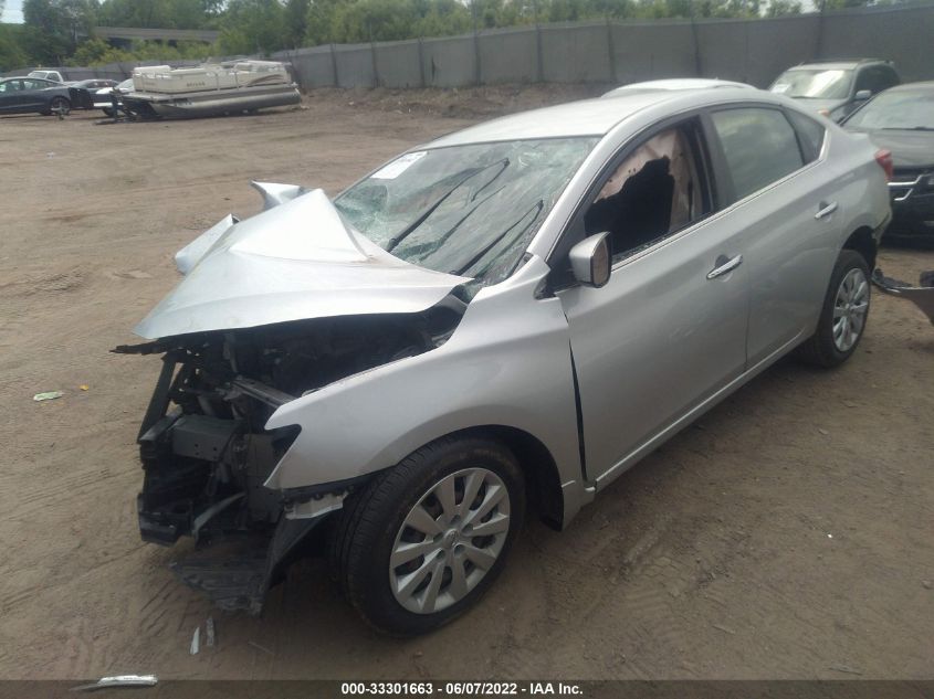 2019 Nissan Sentra S VIN: 3N1AB7AP3KY222000 Lot: 33301663