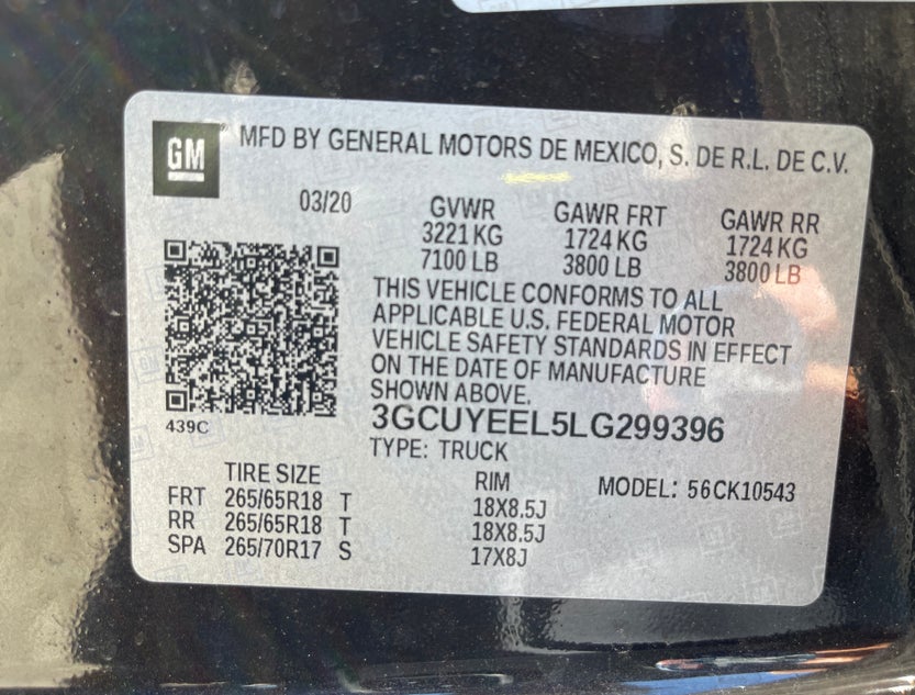 3GCUYEEL5LG299396