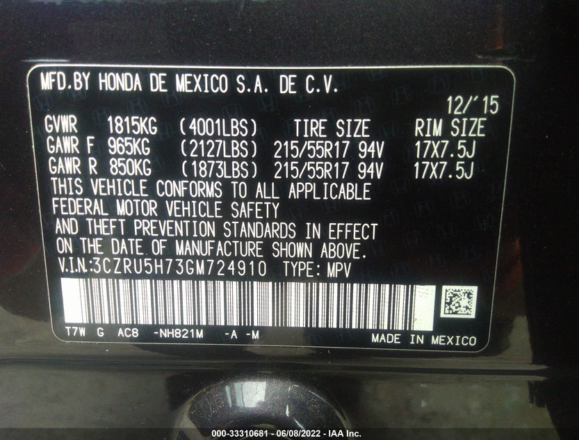 3CZRU5H73GM724910