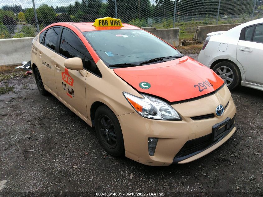 JTDKN3DUXD1619410 2013 Toyota Prius Two