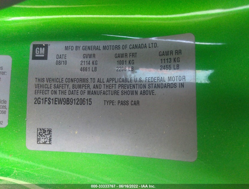 2G1FS1EW9B9120615