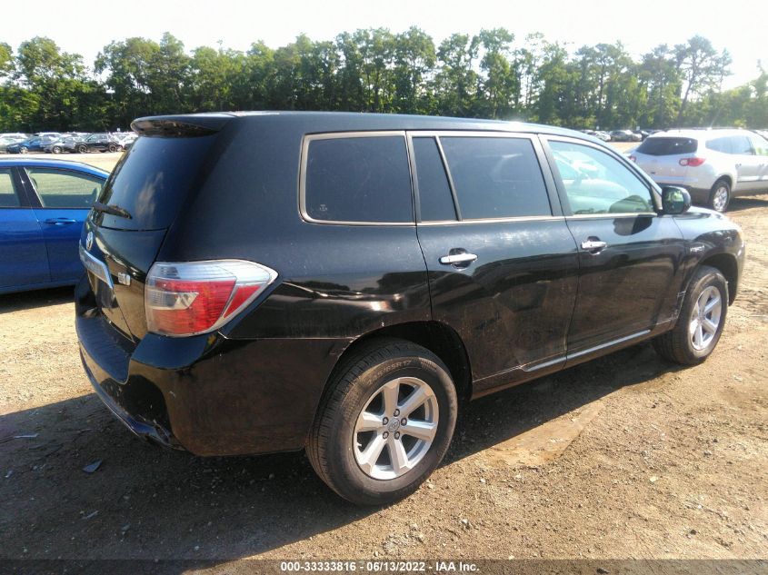 2009 Toyota Highlander Hybrid VIN: JTEEW41A092037033 Lot: 33333816