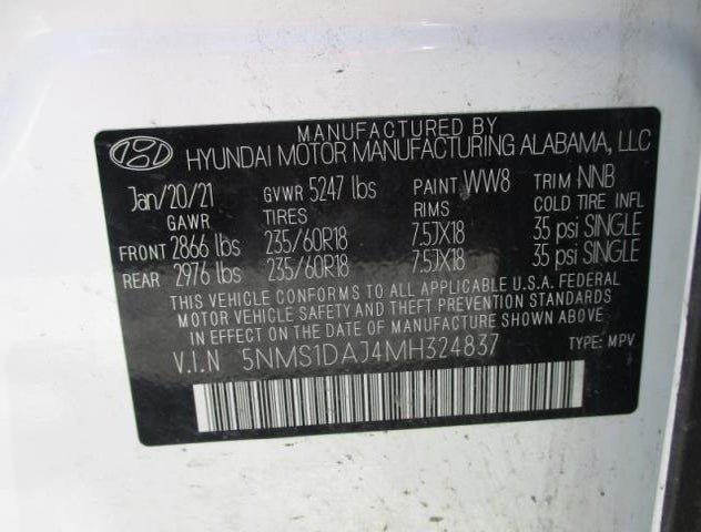5NMS1DAJ4MH324837