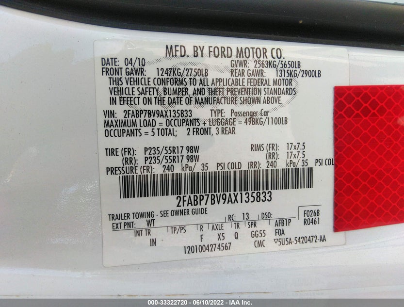 2FABP7BV9AX135833